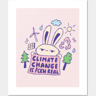 Climate Change is Real Posters and Art